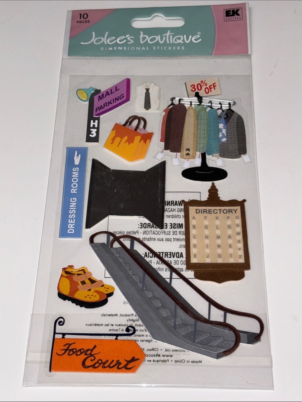 JOLEE’S Boutique Mall Shopping Stickers 1990s Mall Stickers JOLEE’S Boutique
